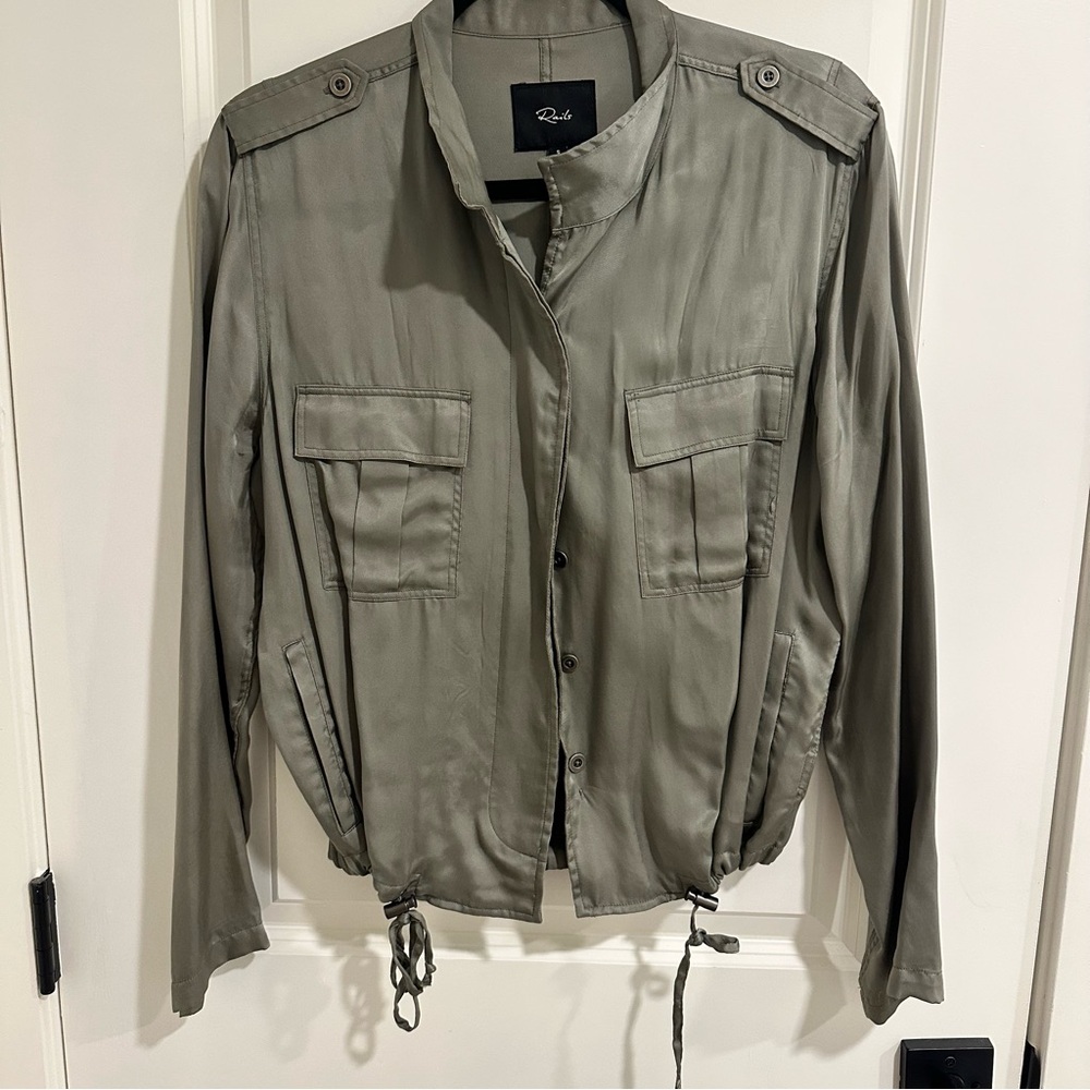 RAILS ROWAN JACKET in SAGE